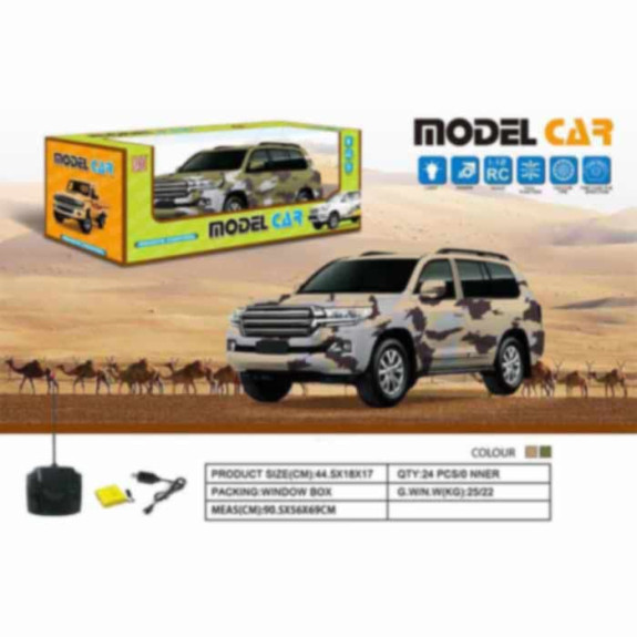 1:12 FOUR WAY REMOTE CONTROL VEHICLE \/ 2 COLORS (INCLUDING BATTERY)